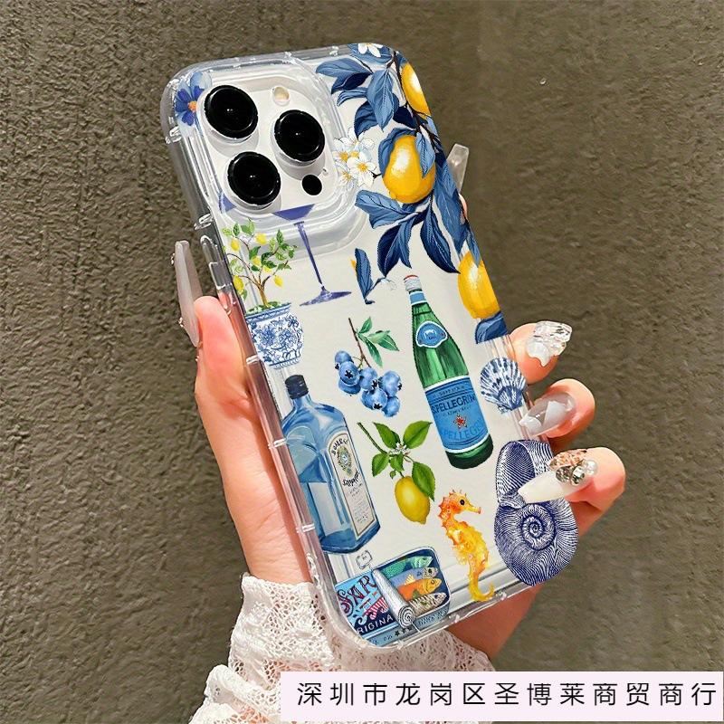 Чехол для телефона iPhone 16 с морской жизнью, для Apple 13/14, маленький свежий, 12promax, с подушкой безопасности, XS