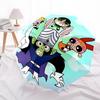 1pc Powerpuff Girls x Dr. Octagon: Automatic Opening Umbrella with Foldable Design, 8-Bone Iron Frame, Outdoor for Fans, Travelers, Everyday Use, Gift