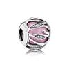 NEW DIY Pink Rose in Bloom Charm Bead Fit Silver Bracelet Jewelry for Family Tree Honor Of Kings Fans