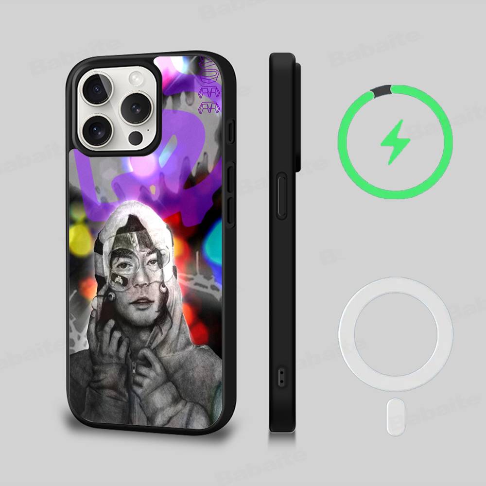 Bladee 333 Drain Gang IceDancer Eversince Билет Чехол для телефона Для IPhone 13 14 15 11 12 16 17 Pro Max Plus Для Magsafe Магнитный