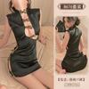 Erotic Underwear, sexy hollowed-out cheongsam pajamas, Hot slit role-playing passionate uniforms wholesale 8676
