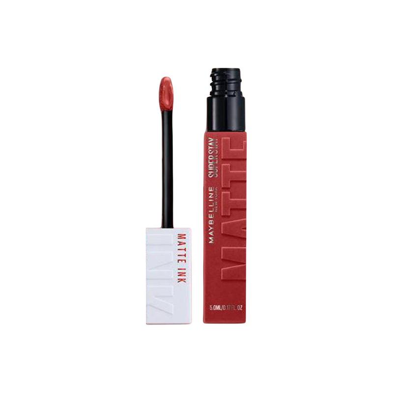 Maybelline Глянцевая матовая стойкая помада-блеск для губ Kissing Stick - 585N Love Brain Без оригинальной упаковки
