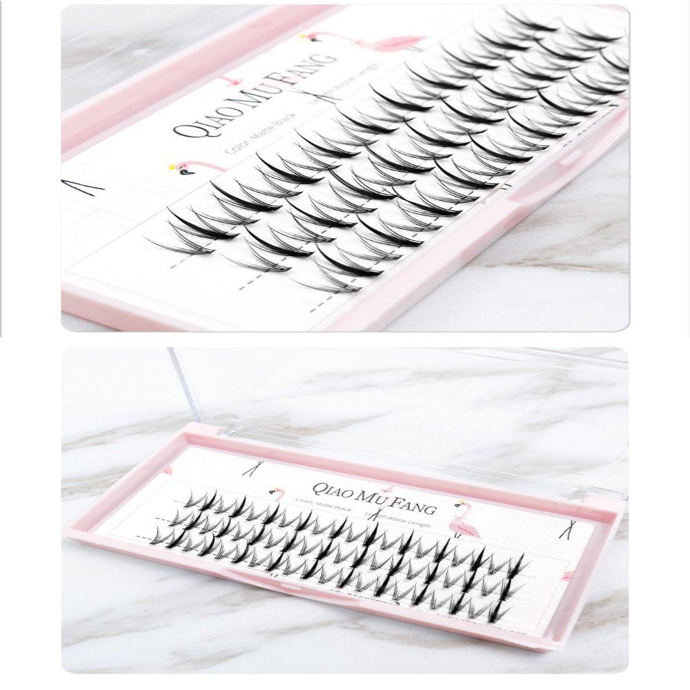 Карикатурные Одинарные Пучки Густые Имитация Ресниц Накладные Ресницы Макияж Глаз Натуральные