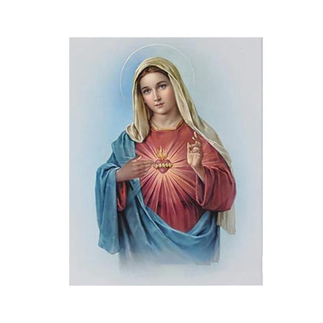 Классическое христианское священное сердце Иисуса и Марии, холст, картины, постеры, принты, настенное искусство для декора гостиной, cuadros