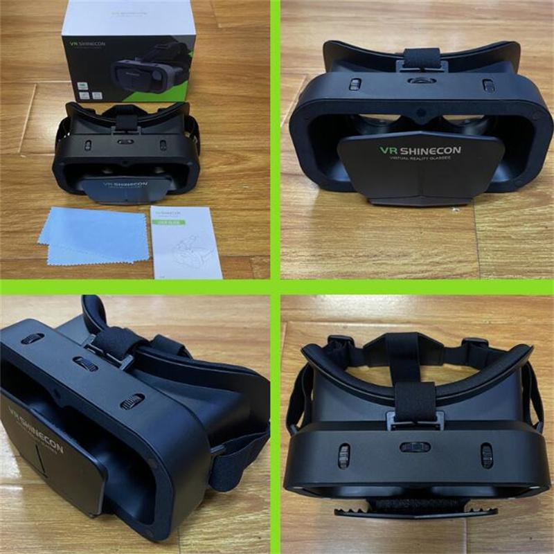 Shinecon Виртуальная Реальность Viar 3D VR Очки Устройство Шлем Линзы Гарнитура Очки Умные Для Смартфона Мобильного Реальность 5