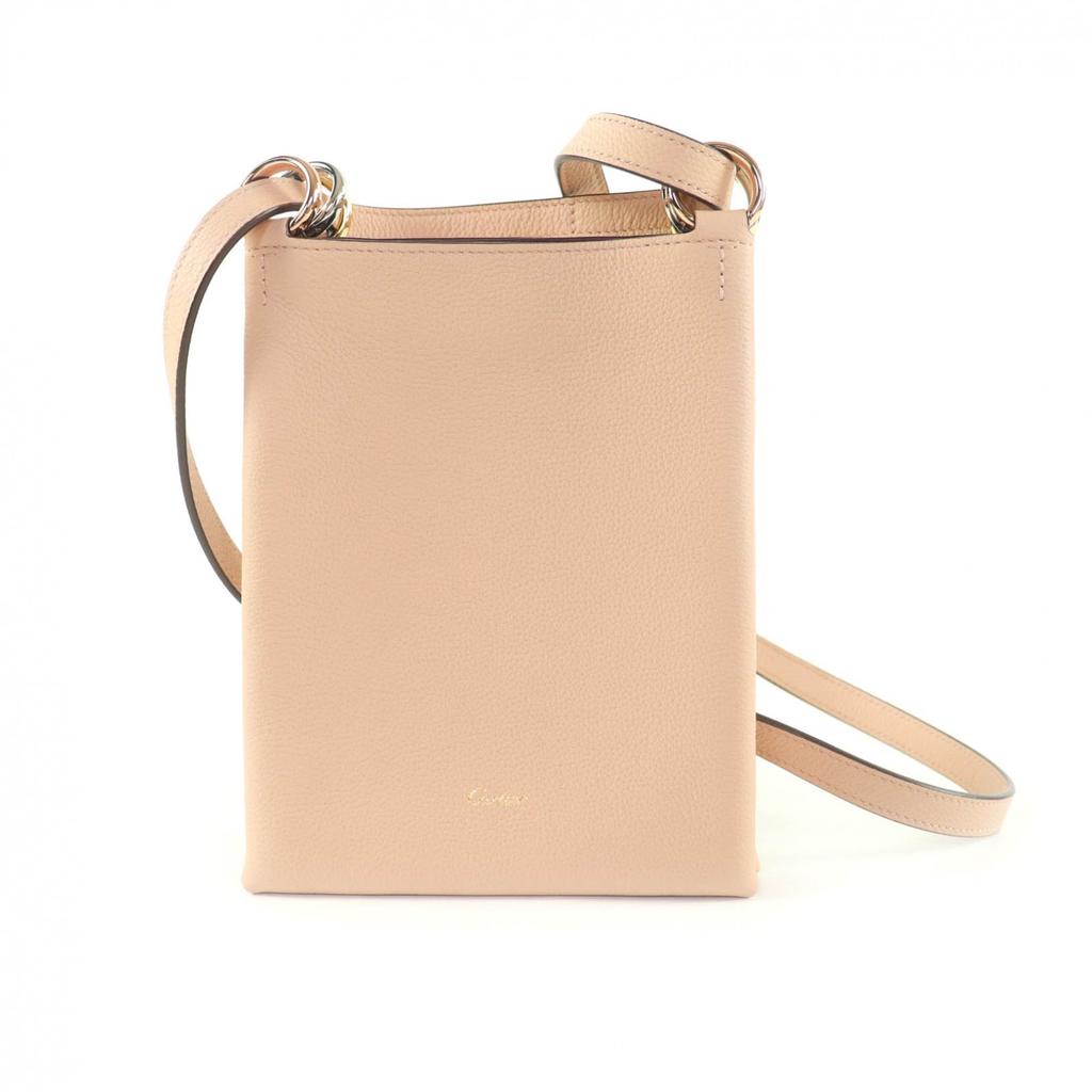 Excellent Cartier Shoulder Bag Trinity Trinity pink leather Women L1002481 Used
