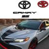 fszh2 3pcs ABS Overlay logo for Toyota 2018-2024 Camry modified three-dimensional covering 3D SE XSE trunk sticker car accessories