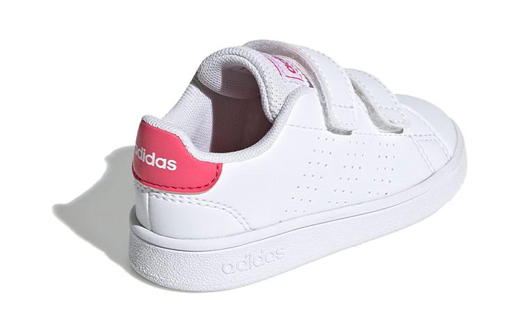 adidas Преимущество Коровья кожа Низкие Тоддлер Обувь Белый Младенец и Тоддлер EF0300