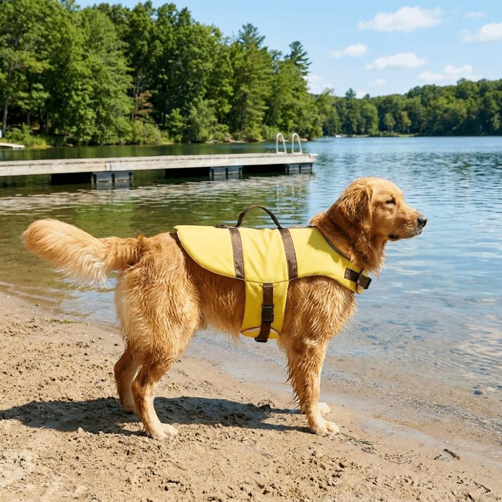 High Flotation Dog Life Jacket Adjustable Pet Surfing Costume Dog Swimming Clothes for Dogs Cats