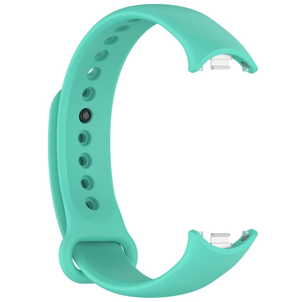 Совместимый ремешок для Xiaomi Mi Band 9 и 8 NFC Smart Sports Wristband - силиконовый металлический интерфейс