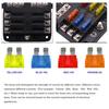 Universal 6 Way Blade Fuse Holder PBT PC Fuse Box Block Case 12V/24V Car Truck Boat Marine Bus RV Van