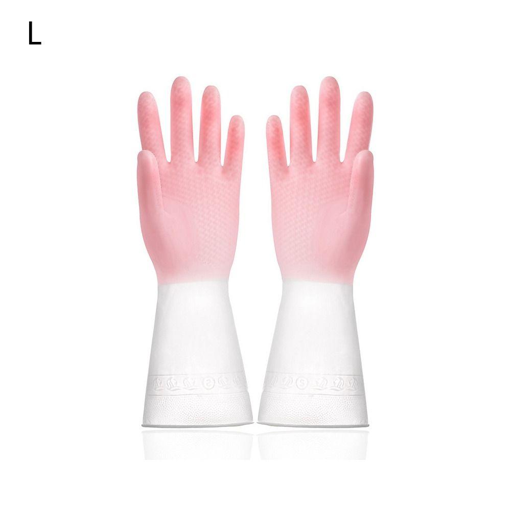 Durable Household Cleaning Gloves Anti-slip Rubber Gloves Gifts Kitchen Dishwashing Gloves