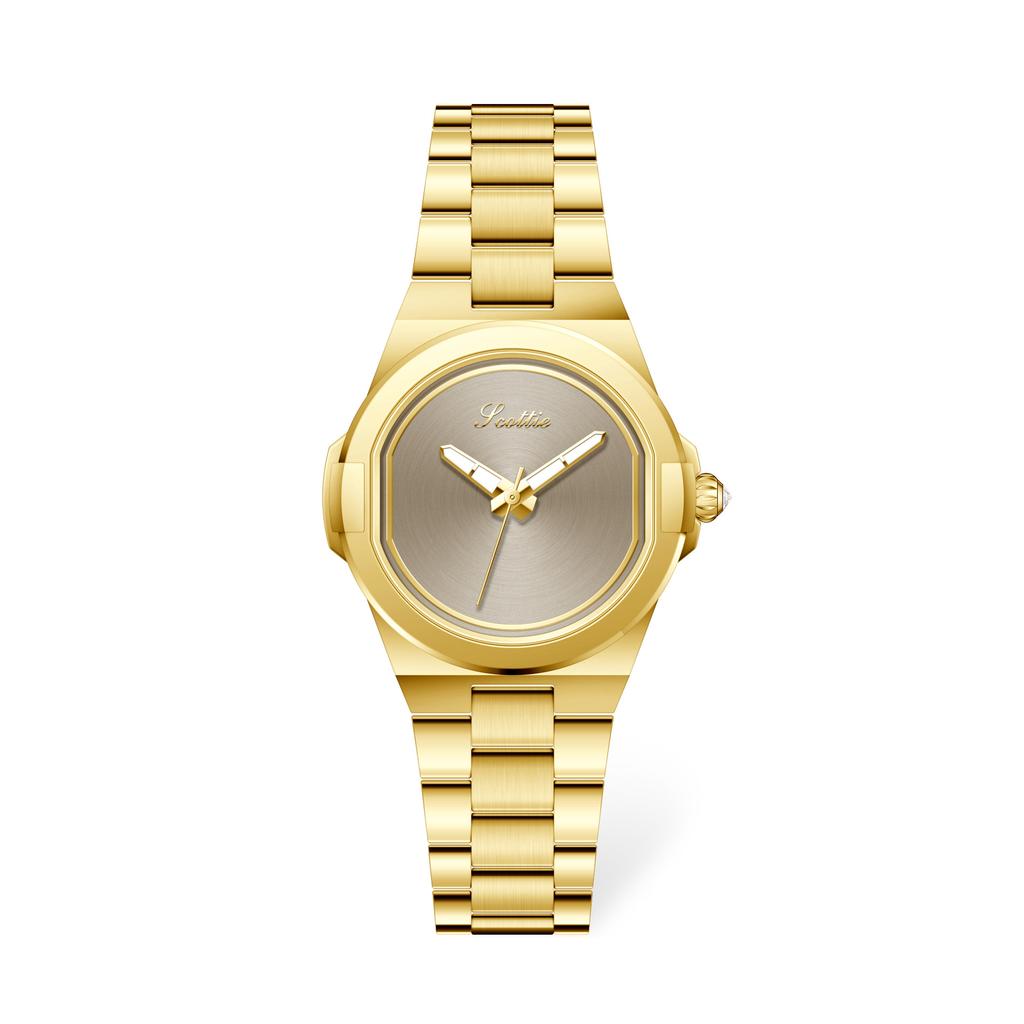 New Elegant Women'S Watch, Creative, Trendy, Stylish, Cool Steel Strap, High-End Luxury Women'S Watch, Women'S Accessory.