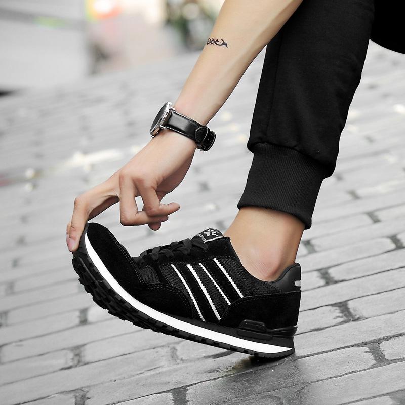 New Hot Sale Men's Casual Shoes, Men's Spring and Autumn Men's Light Sports Shoes, Shellac Breathable Outdoor Hiking Shoes Mn