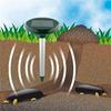 Solar Powered Ultrasonic Mole Gopher Rodent Chaser Repeller