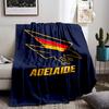 Adelaide Bold Eagle Logo Flannel blanket for bedroom, living room, sofa, and nap