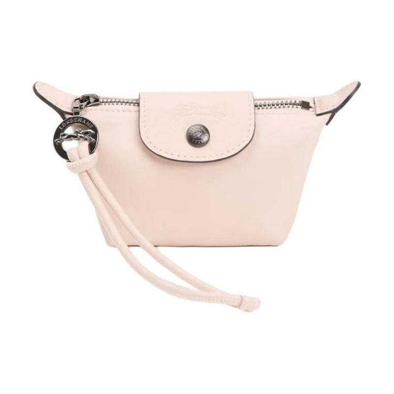 Longchamp Классический логотип бренда Le Pliage Xtra, коровья кожа, кошелек для монет, мужской, телесный цвет 30053987542