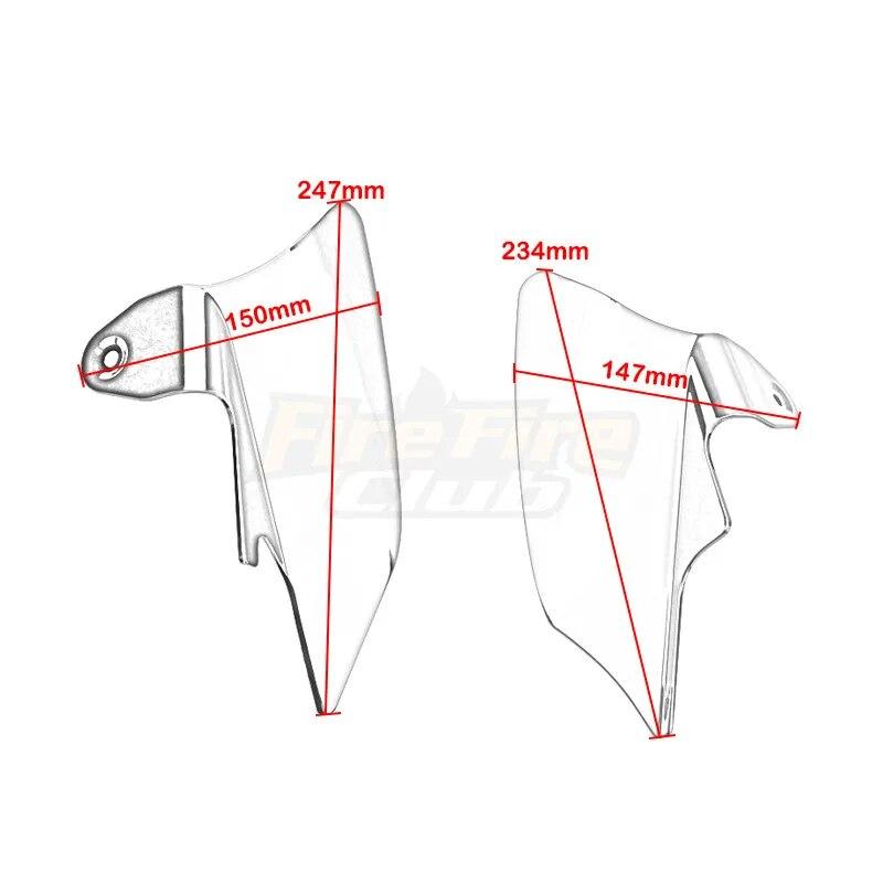 Для Harley Electra Glide Road King Street Glide FLHX 1998-2007 мотоциклетный светоотражающий седло щиток средней рамы воздушный теплоотражатель