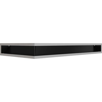Вентиляционная крышка LUFT угловая правая 40x80x9 полированная Slim
