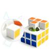 2 шт./комплект 3x3 Стикерless Кубик Рубика Speed Cube Головоломки Игрушки Коллекция Подарок