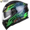 Motorcycle Full Face Helmet Dual Visor Bluetooth 3C Certified All Season Safety Riding
