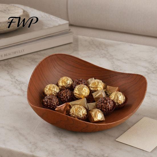 Household Snack Holder Fruit Plate, Large Capacity Stackable And Dried Storage Bowl for Plates Kitchen Counter, Nut Tray Home Cafe Restaurant