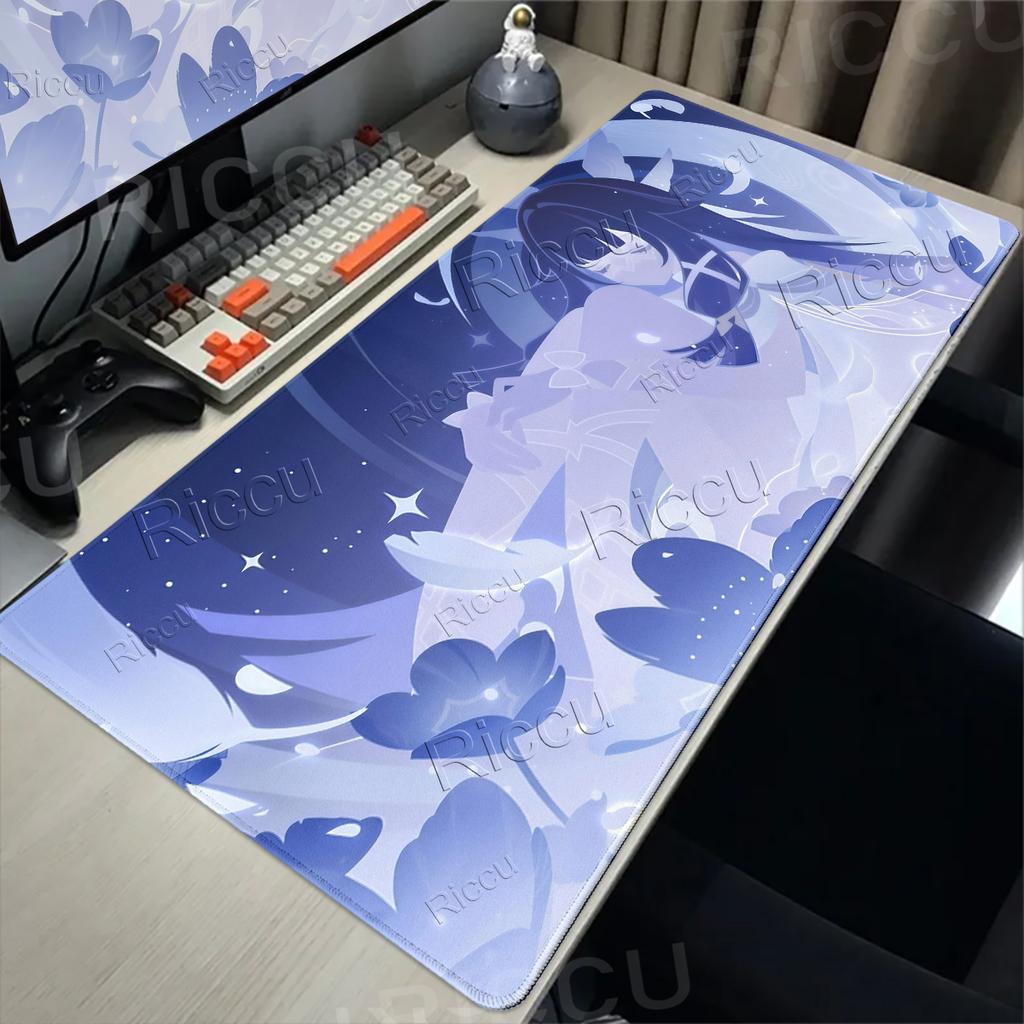 Cute Genshin Impact Columbina Pettern Mousepads Gamer Locking Anime Edge Computer Game Large Rubber Art Mousemat Laptop Desk Mat