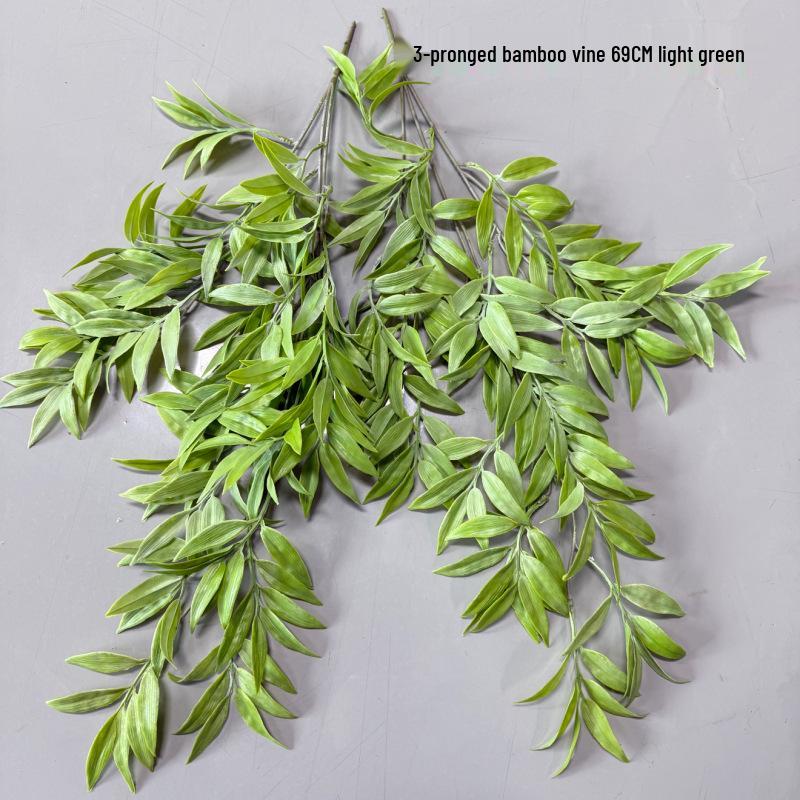Artificial Green Fern Plant Vines for Indoor/Outdoor Wall Decoration