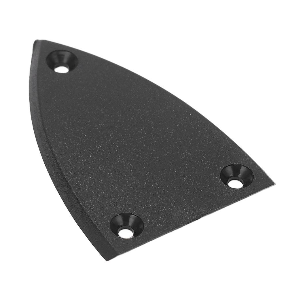 3PCS 3 Holes Design Truss Rod Cover Black Color Guitar Adjustment Rod Cover Guitar Maintenance
