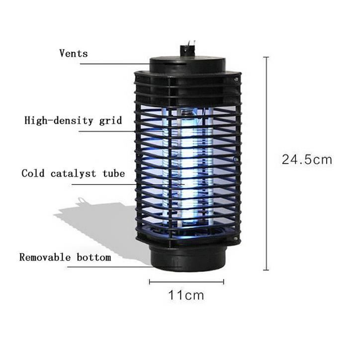 Anti moustique électronique mouche Led nuit lampe insecte anti-nuisible ultrason