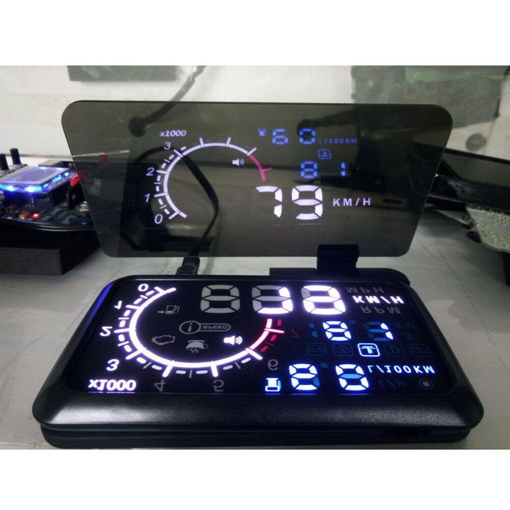 Автомобильный кронштейн HUD с поддержкой навигации по телефону, кронштейн с GPS-держателем зеркала, многофункциональный складной 6-дюймовый проекционный дисплей