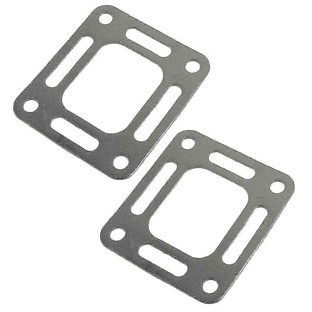 2pcs Exhaust Elbow Lift Gasket Elbow Exhaust Gasket For Mercruiser 4.3 5.0 5.7 6.2 454 502 V6 V8 27