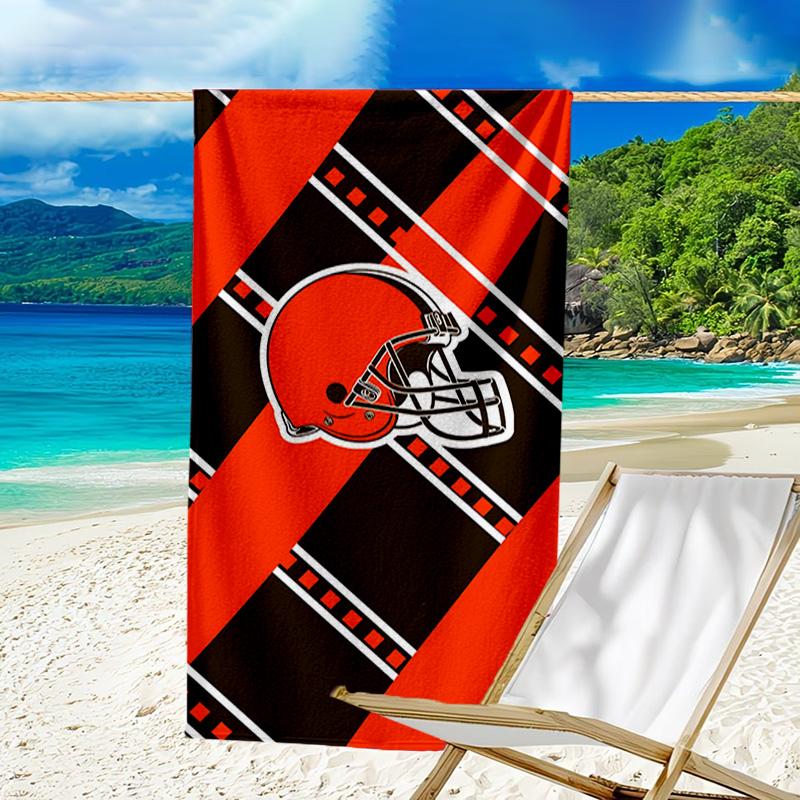 Cincinnati Browns Legacy Quick-Dry Microfiber Beach Towel Super Soft & Absorbent for Bath, Beach, Travel Bath Time Accessory, Fan gifts