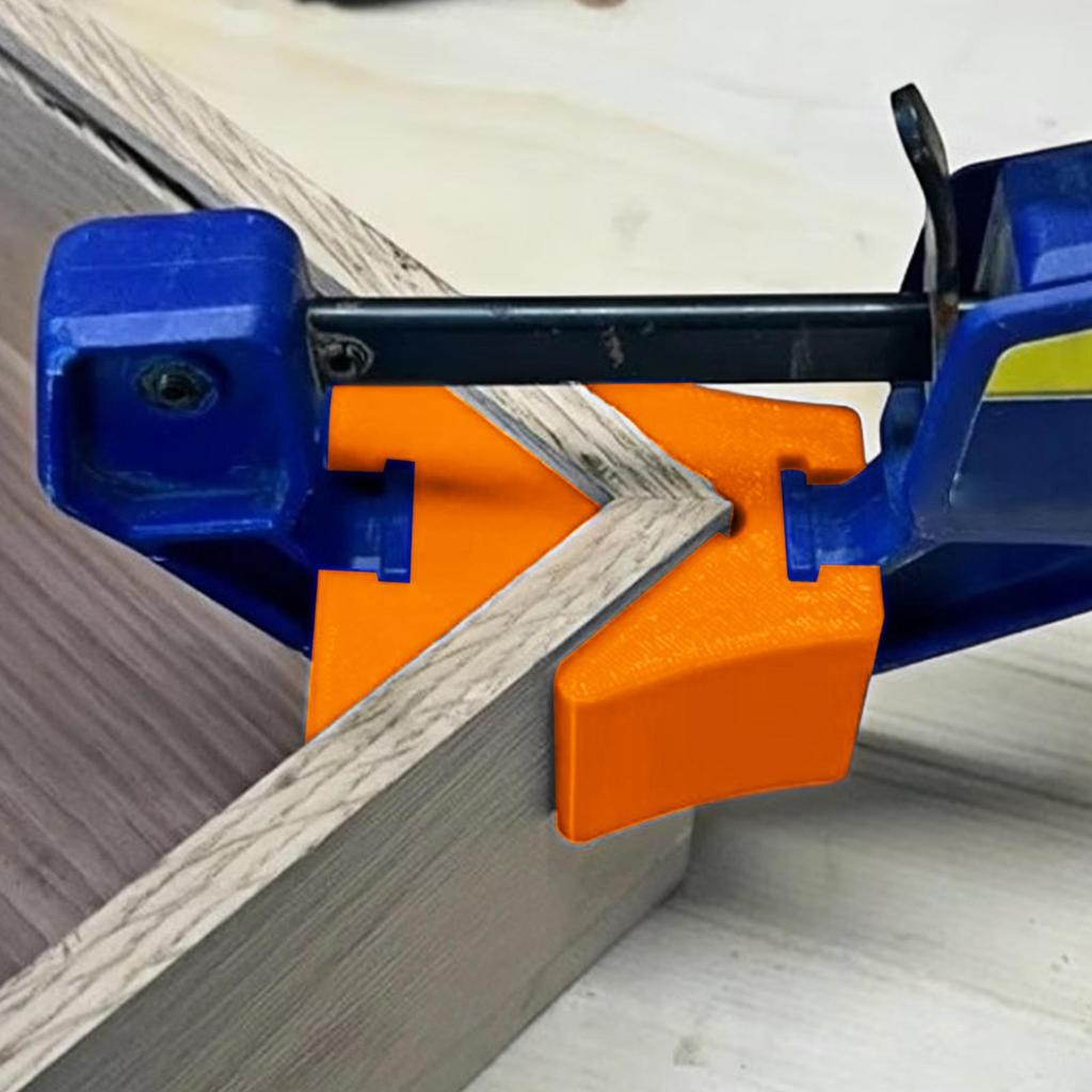 90 Degree Corner Clamp Adapter Quick Release Positioning Gripper Woodworking Corner Clamping Tool for Frame Furniture Assembly