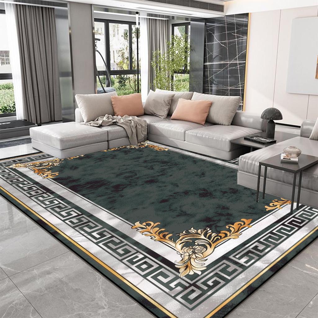 Nordic High-end Living Room Carpets Modern Luxury Decoration Home Bedroom Large Area Rugs Thickening Washable Non-slip Floor Mat