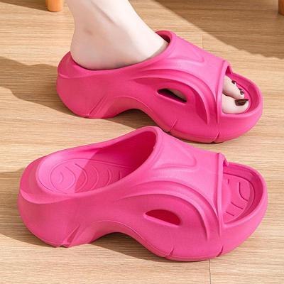 Женские сандалии для отдыха на открытом воздухе на толстой подошве — легкие слипоны из ЭВА на лето 2024 г.