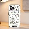 Пушистый Кудрявый Щенок Чехол Для Телефона Для iPhone 17,16,15,14,13,12,11 Plus,Pro Max,XS,Мягкий Силиконовый Черный Чехол