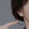 1Pair Elegant Bow Stud Earrings For Women Girls Sweet Temperament Bow Earrings Daily Wear Earrings Jewelry Accessories Gifts