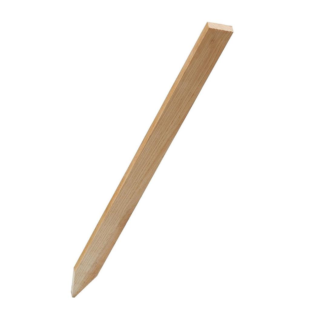 Wooden Garden Stakes, 25 Pcs 12.7×38.1×609.6 mm Survey Grading Stakes, Garden Ground Stake with Sharp Point, Fir Wood Plant Support Stake, Sign Posts