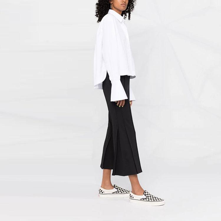 Y-3 FW21 Расклешенные брюки до щиколотки с высокой посадкой повседневные женские брюки низ Черный H61955