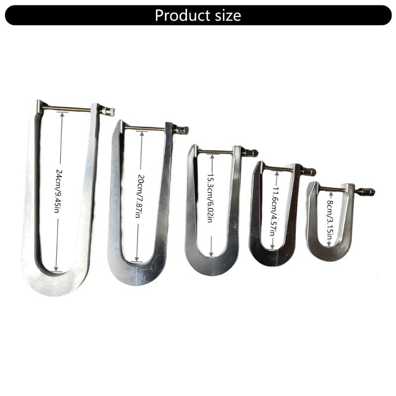 Зажим для пружин скрипки из алюминиевого сплава Инструменты лютье Скрипка Гитара Бас-гитара Зажимы для басовой планки Изготовление скрипки Инструмент для установки и ремонта