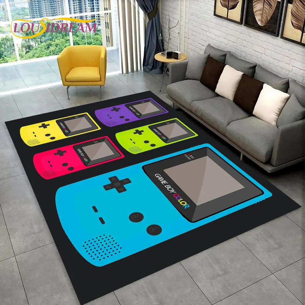 Коврик для игровой консоли Game Boy GBA в стиле ретро, ковер для дома, гостиной, детской спальни, дивана, коврика для двери, декора, нескользящий коврик для пола