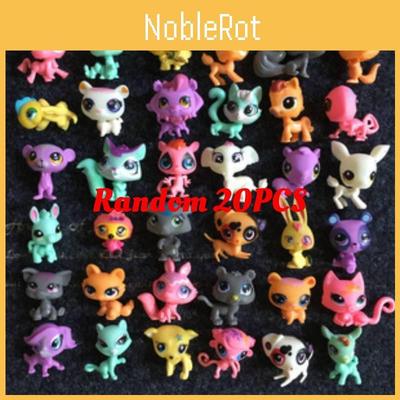 Прекрасный набор мини-кукол 20 шт. Littles Pet Shop Собака Ребенок Девочка Игрушки Фигурки Подарок Lps