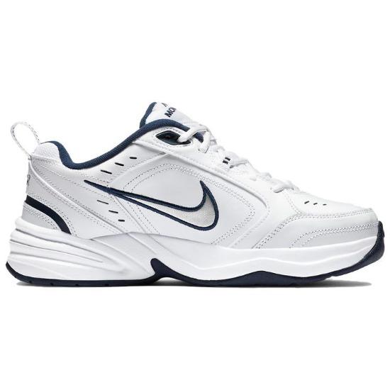 Nike Кроссовки мужские Air Monarch IV Белые Темно-синие 415445-102