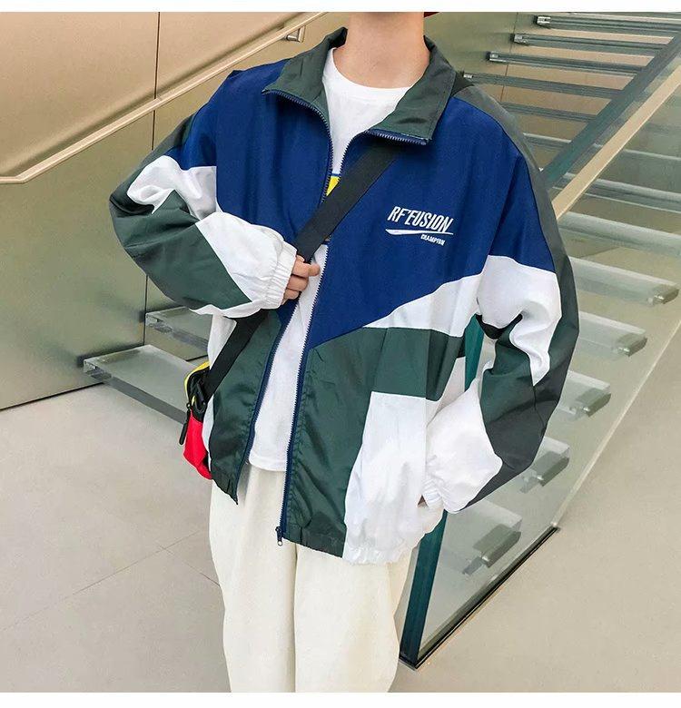 Винтажная куртка-бомбер Y2k, женская ветровка большого размера, корейская мода, университетские спортивные куртки, свободные повседневные спортивные куртки в стиле хип-хоп