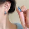 Popular Pearl Butterfly Earrings Women's Premium Sense Niche Light Luxury Silver Needle Earrings Ear Jewelry