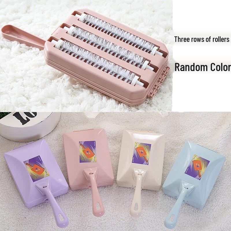 Three-Roller Multifunctional Carpet & Pet Hair Cleaning Brush