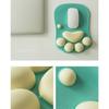Коврик для мыши «Кошачья лапка» Многоцелевой Мультяшный Нескользящий Эргономичный Коврик для мыши с поддержкой запястья для работы дома и в офисе
