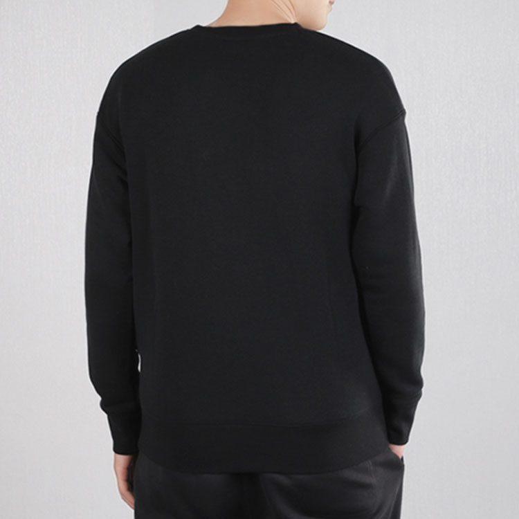 Nike Толстовки Мужские Черные С Круглым Вырезом Умеренные Обычные 928428-011