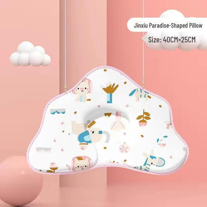 «Подушка-облако для новорожденных — дышащая, прохладная, из ледяного шелка, впитывающая пот летняя детская подушка»